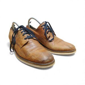 Made in Italy Brown Leather Dress Shoes